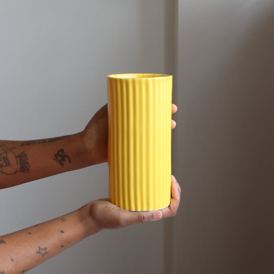 Corduroy vase