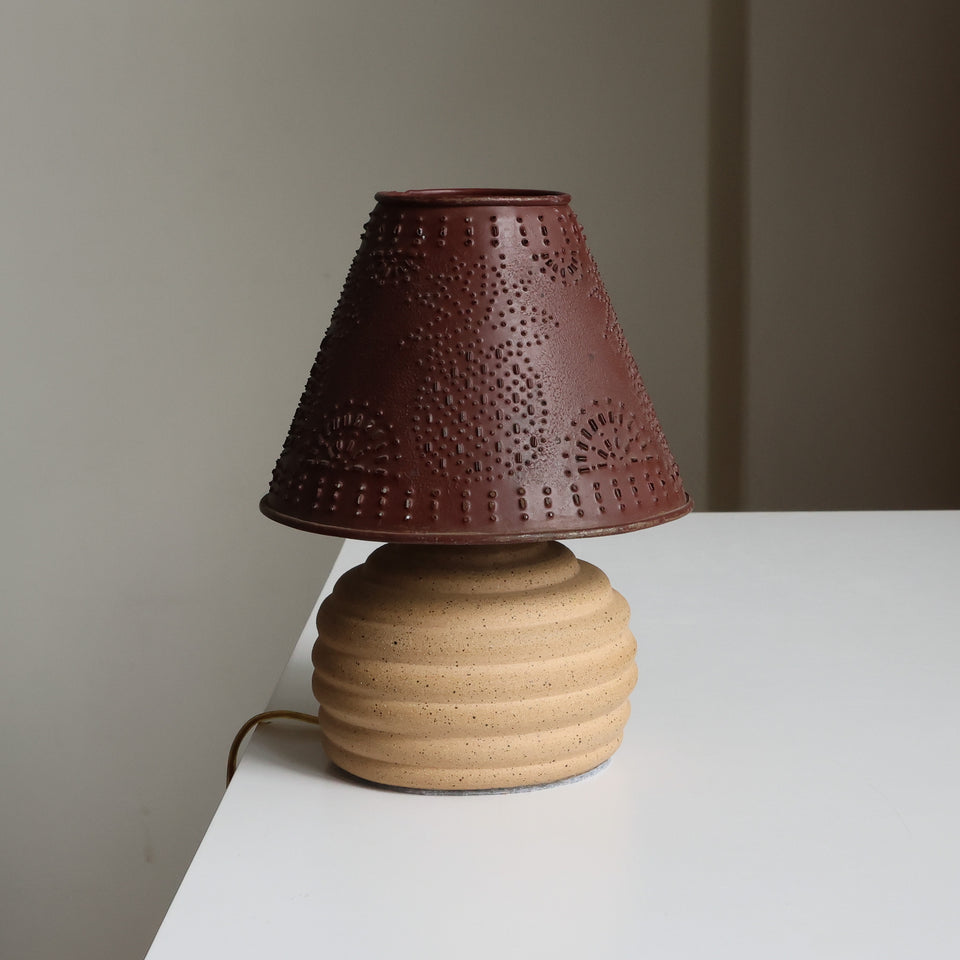 Tin pineapple lamp