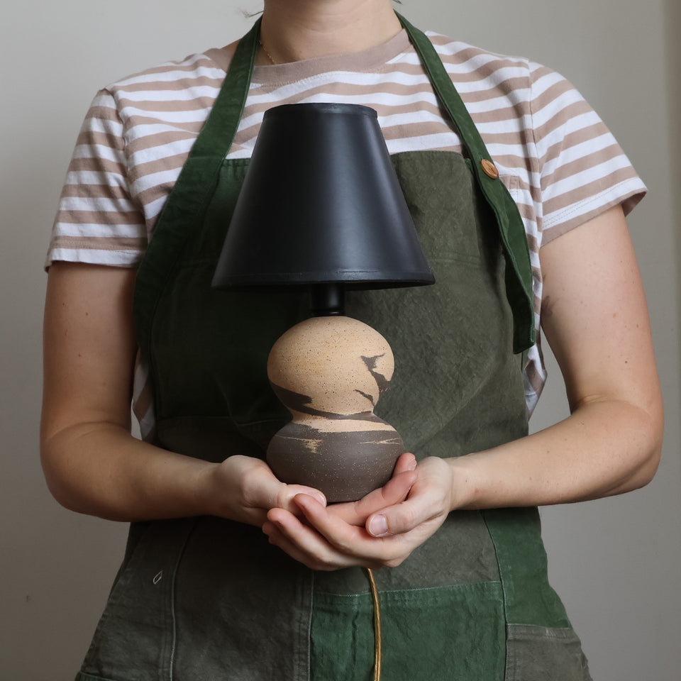 Gold foil mini lamp