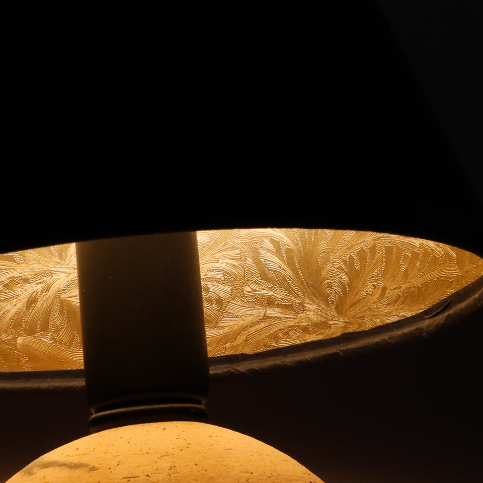 Gold foil mini lamp