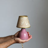 Marble shade mini lamp