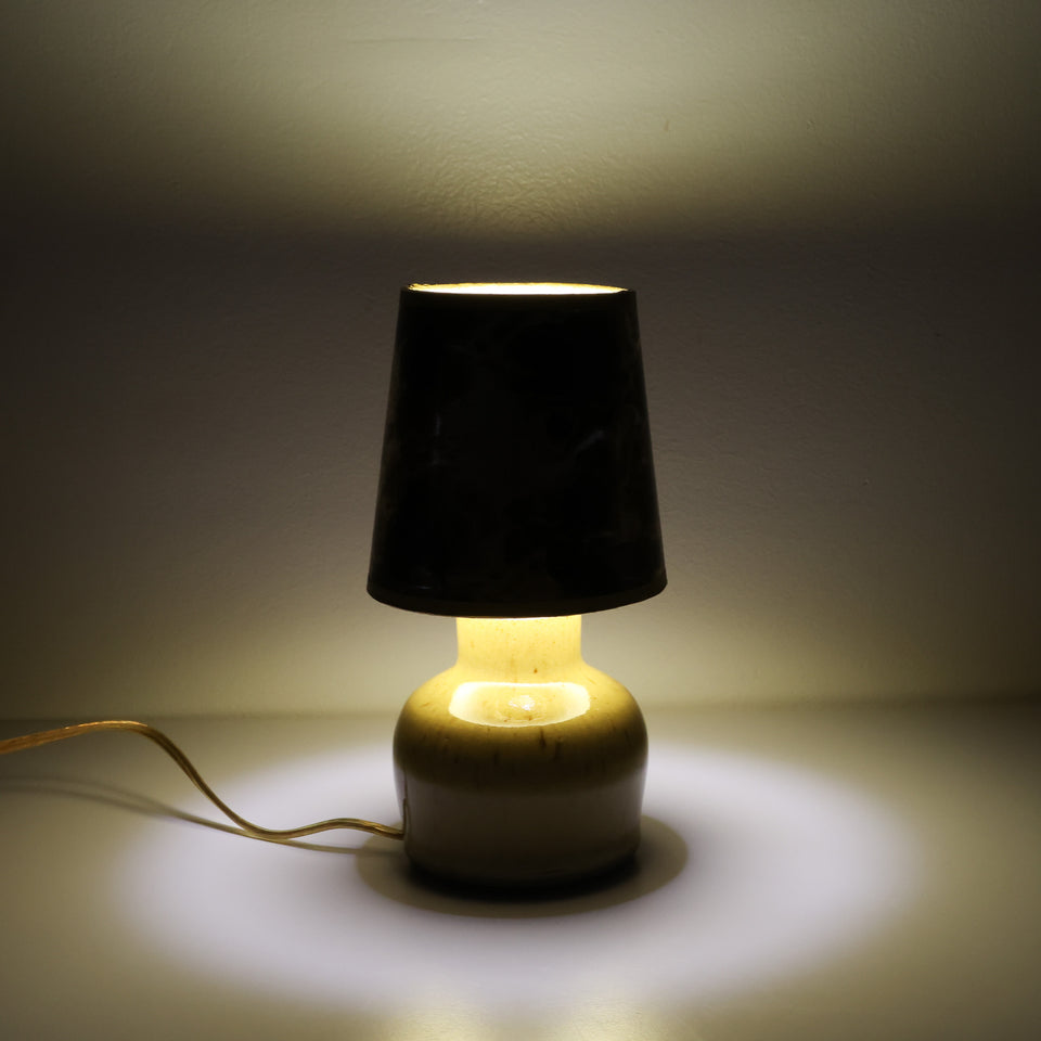 Cats eye amber mini lamp