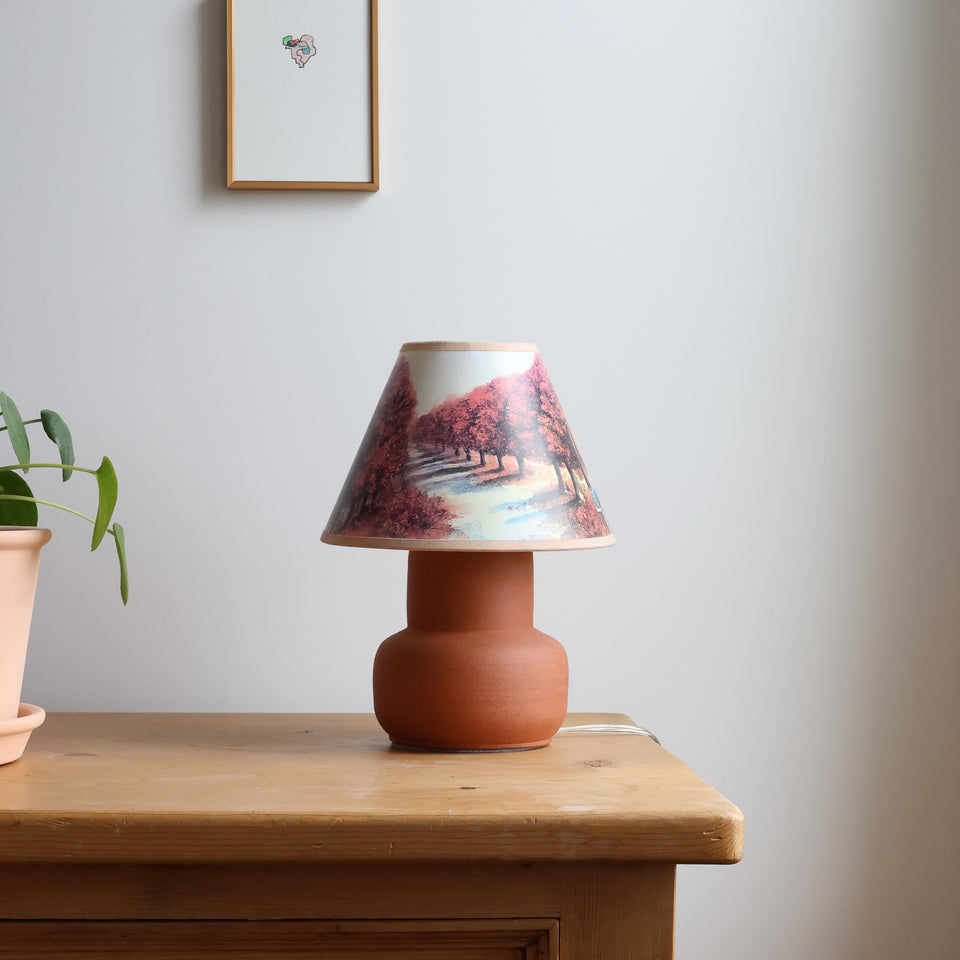 Table lamp: little house on the prairie