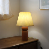 Table lamp: pedestal