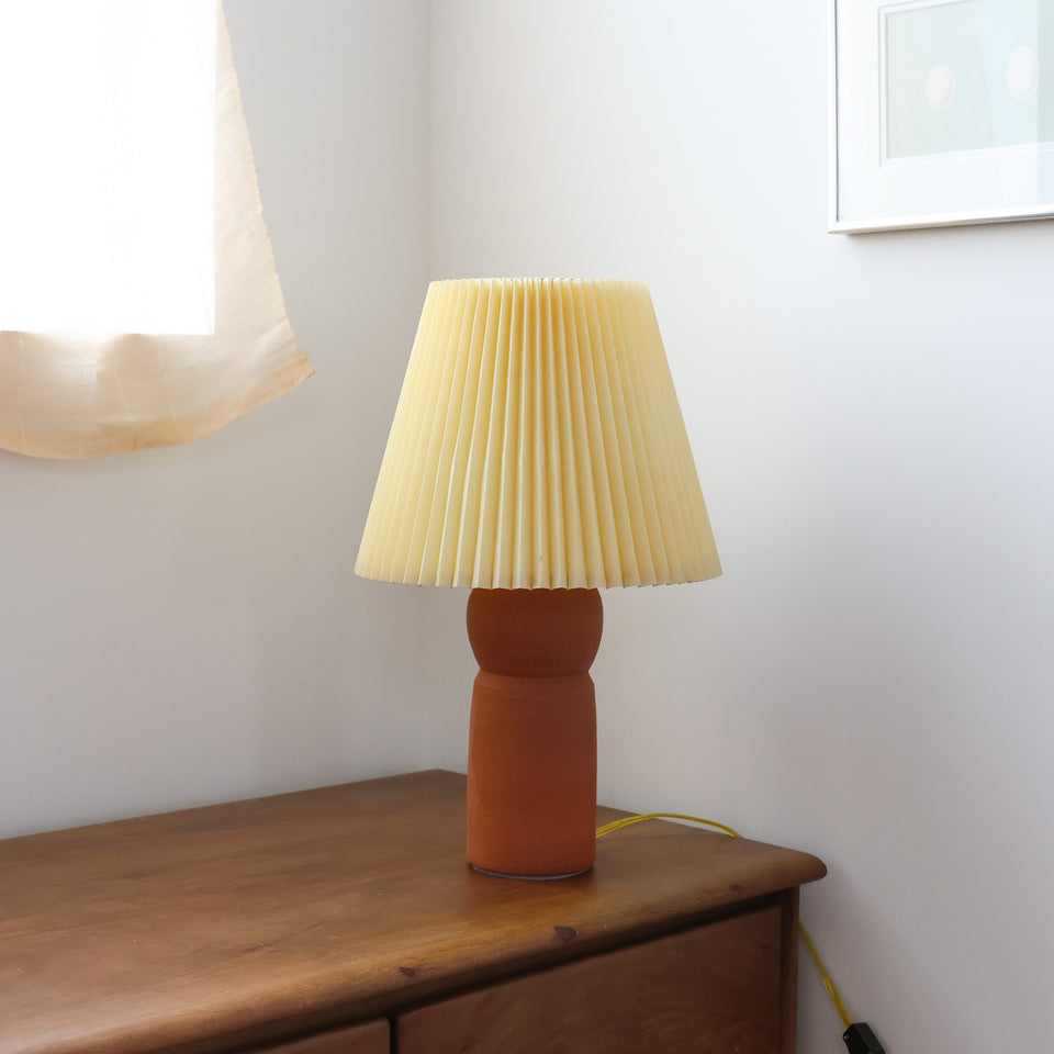 Table lamp: pedestal