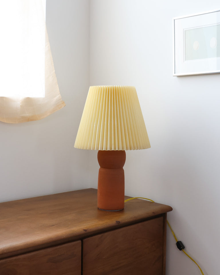 Table lamp: pedestal