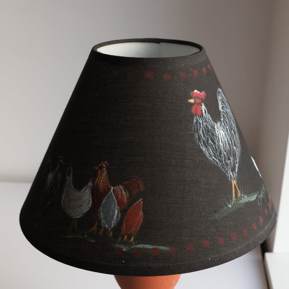 Table lamp: flock