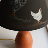 Table lamp: flock