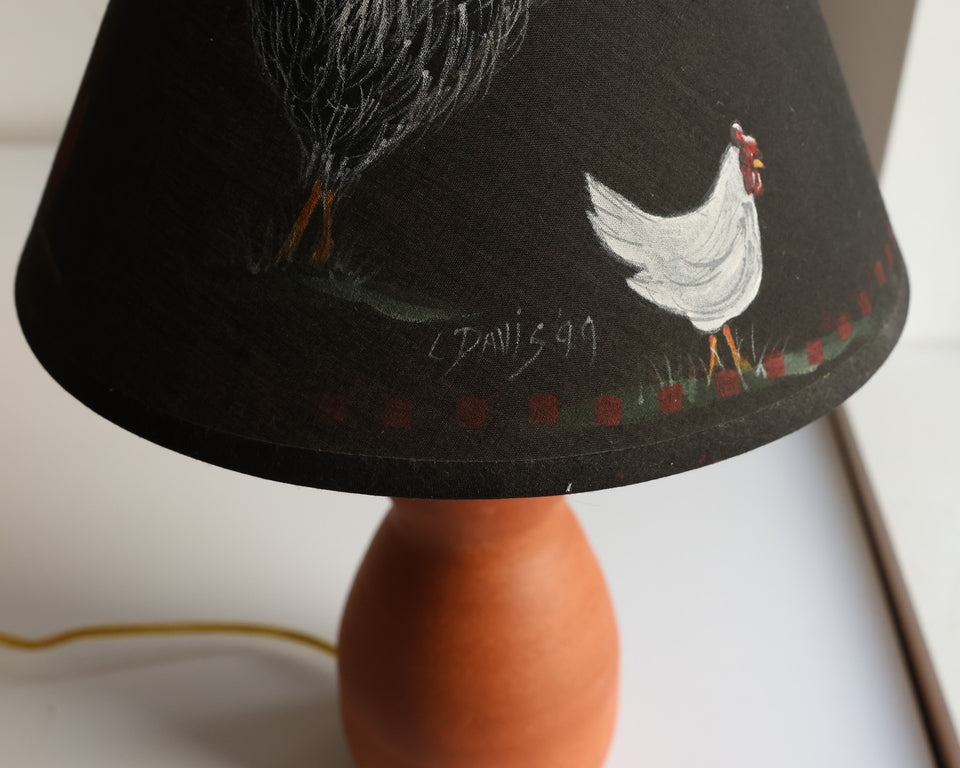 Table lamp: flock